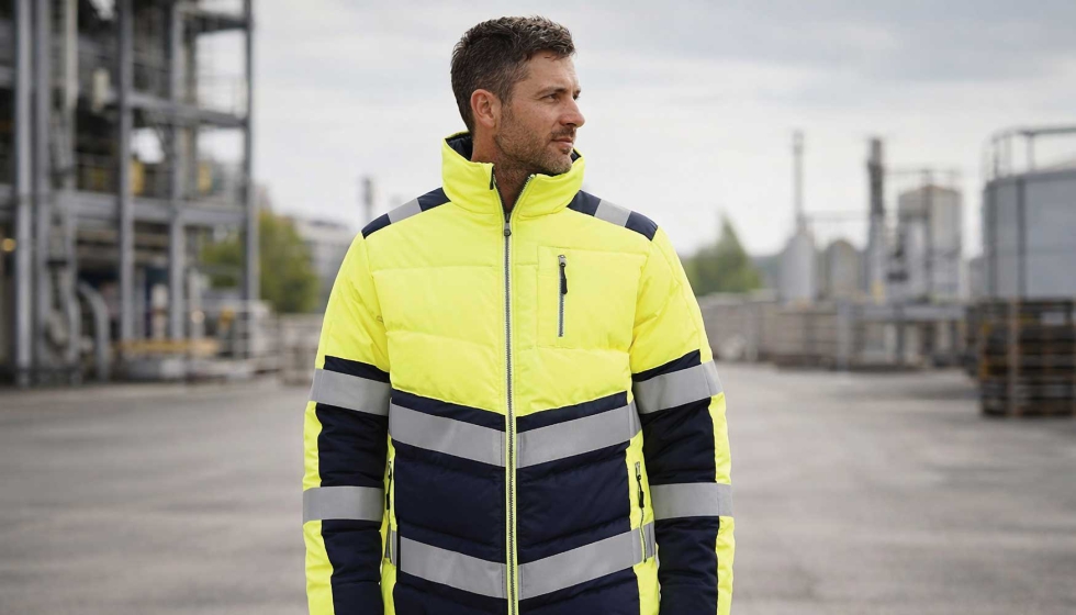 WR.2.285, chaqueta acolchada ultraligera combinada AV EN ISO 20471 Clase 2