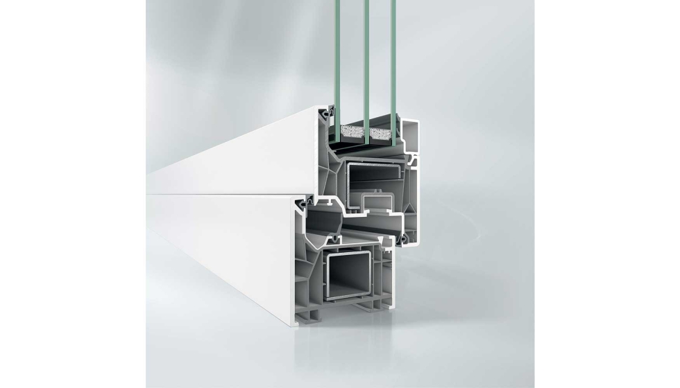 Sch�co FocusIng con junta central proporciona un aislamiento t�rmico excepcional, con un valor Uf = 1,0 W/(m�K) y un valor Uw inferior a 0...