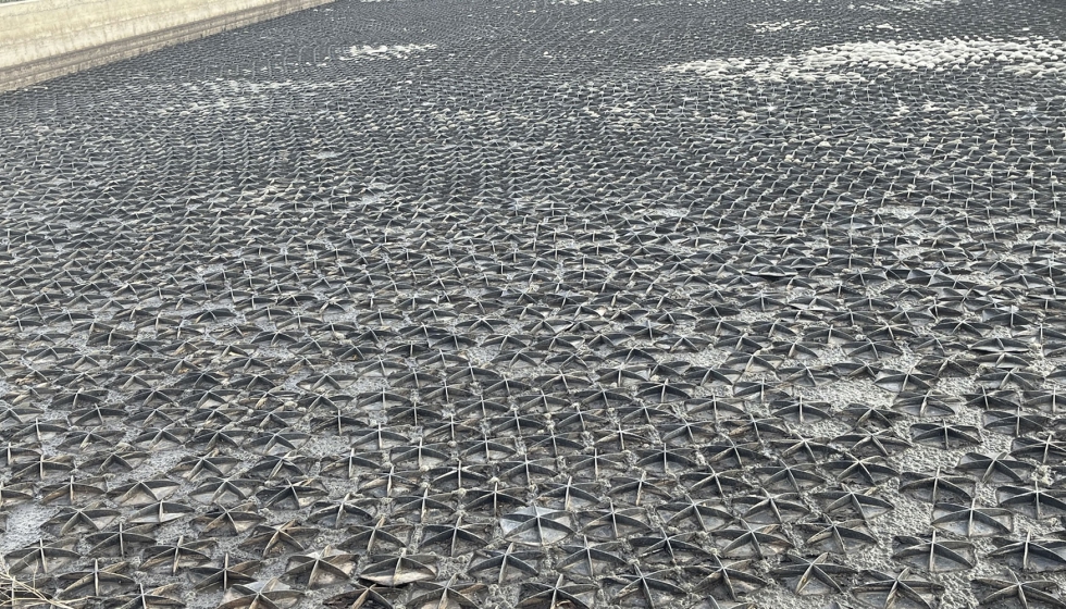 Instalaci�n de Hexa-Cover en una granja de Lleida