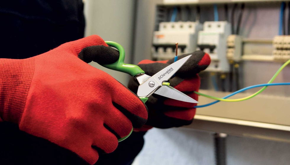 Tijeras 3Claveles para el profesional electricista
