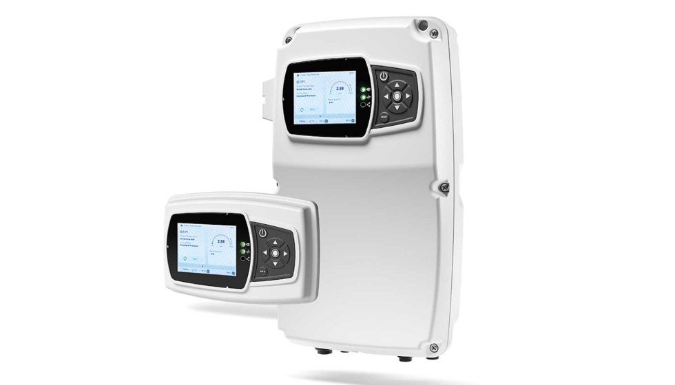 El nuevo controlador introduce compatibilidad universal con cualquier variador, configuraci�n simplificada y gesti�n inteligente de hasta ocho bombas...