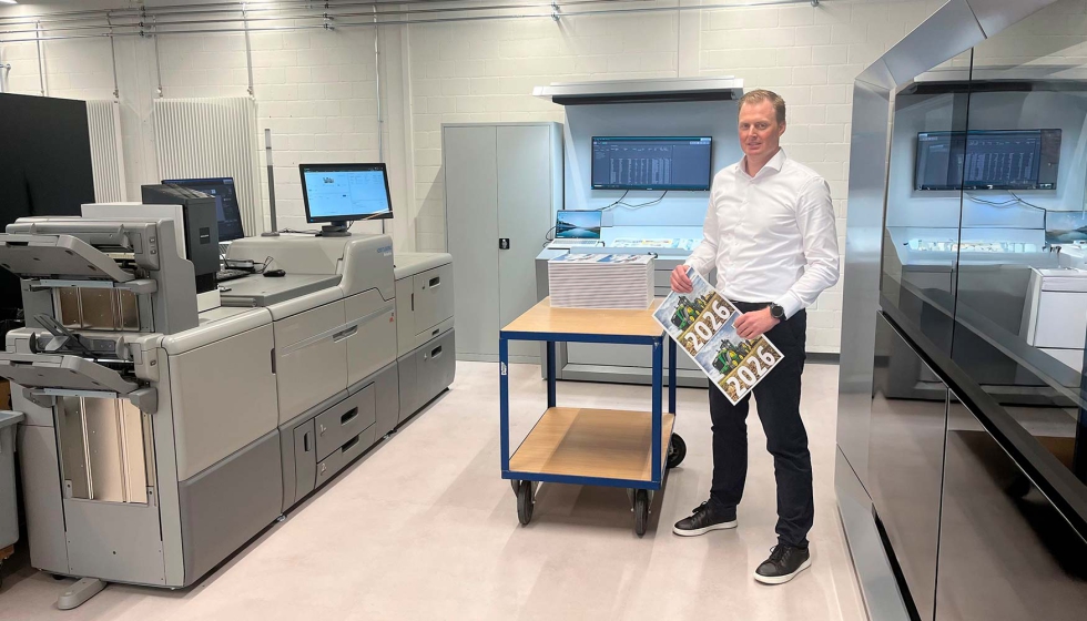 La l�nea de impresi�n digital de rubmedia incluye una Jetfire 50 y una Versafire LV de Heidelberg...