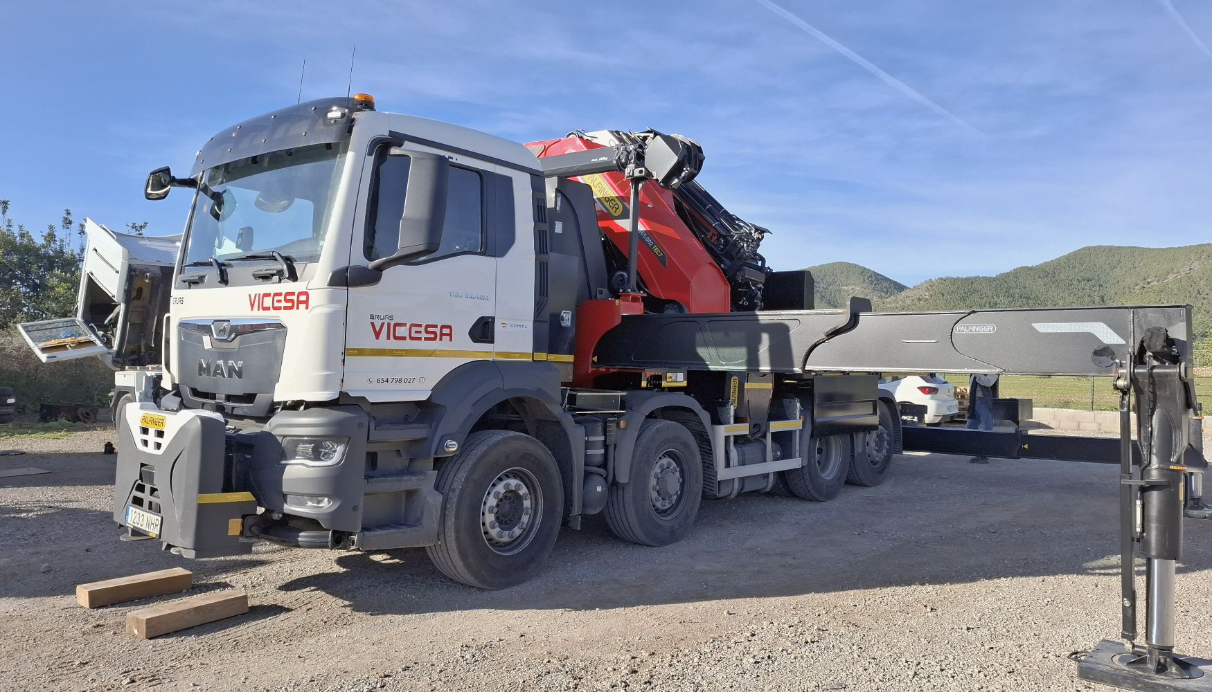 Gr�a Palfinger PK 165.002 TEC 7 adquirida por Transvicesa Gr�as