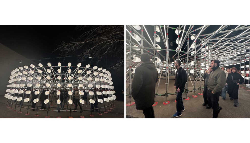 Dos instant�neas de �Postmachina� de Claudia Raurell en Can Framis