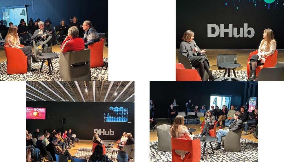 Instant�neas de Llum Pro con la participaci�n de los artistas de la presente edici�n en formato �fishbowl�