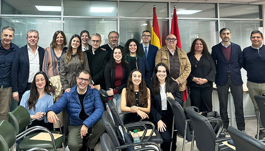 Foto de familia de la misi�n comercial de Provacuno en Casablanca (Marruecos)