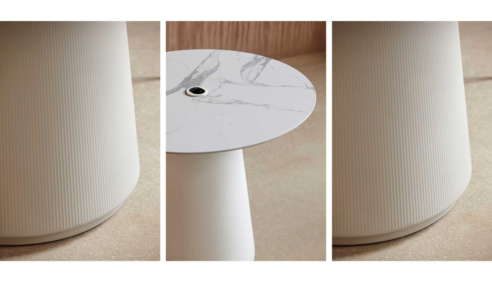 Est� compuesta por mesas inspiradas en las columnas d�ricas cl�sicas de la cultura griega...