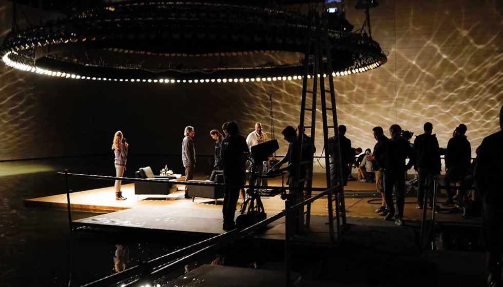 Fig. 13. Detr�s de escena de �Blade runner 2049�. Iluminaci�n programada (2017)