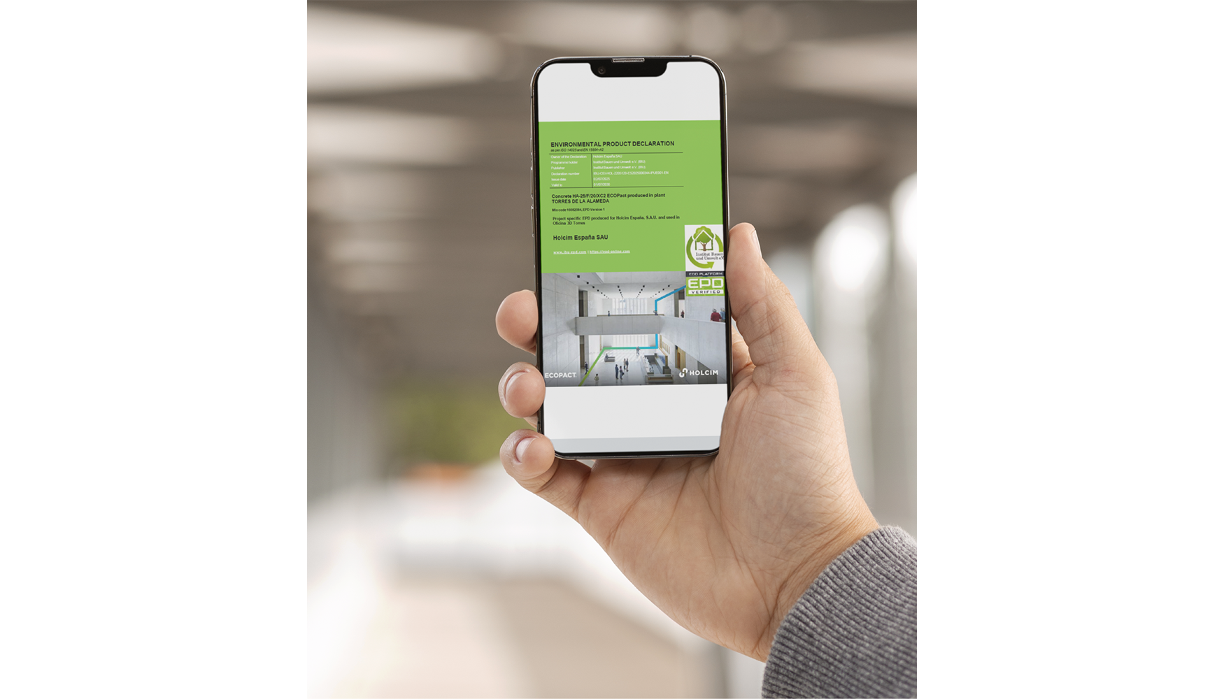 Holcim acelera la generaci�n de DAP digitales, permitiendo obtener datos verificados para una construcci�n sostenible