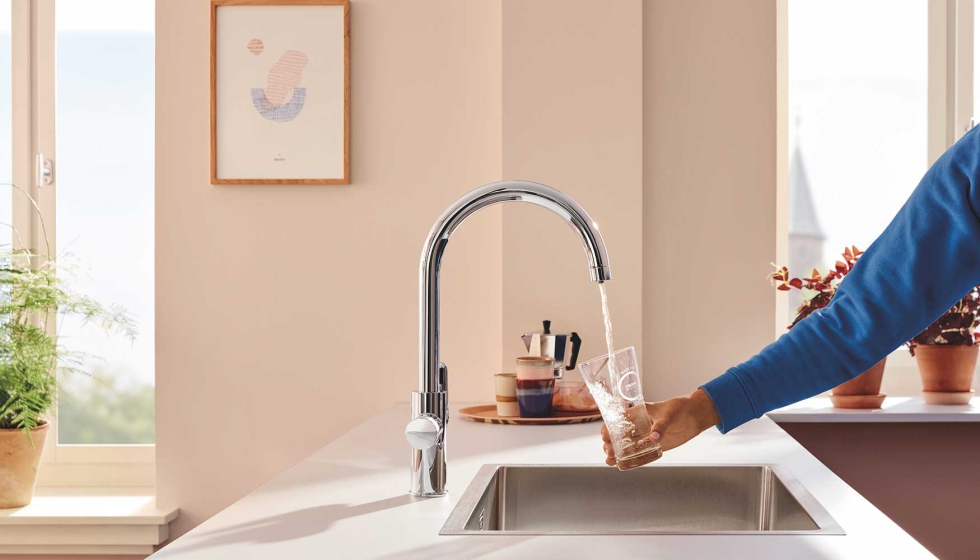 Grohe Blue Pure Baucurve en acabad cromo