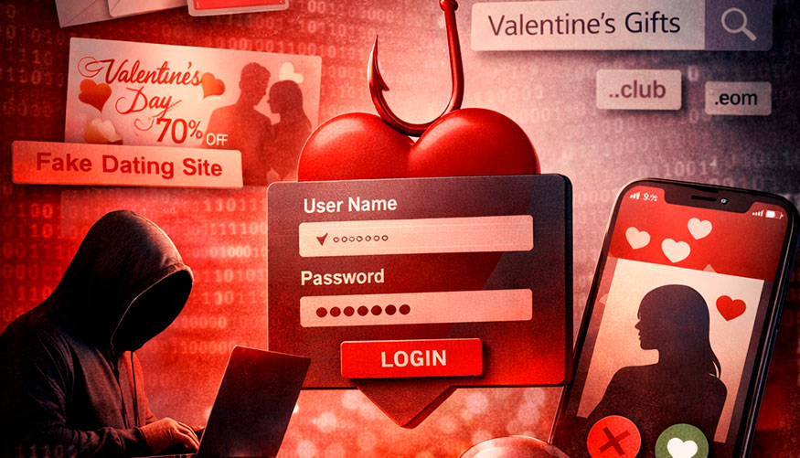 Con motivo de San Valent�n, los ciberdelincuentes aprovechan las compras de �ltima hora...