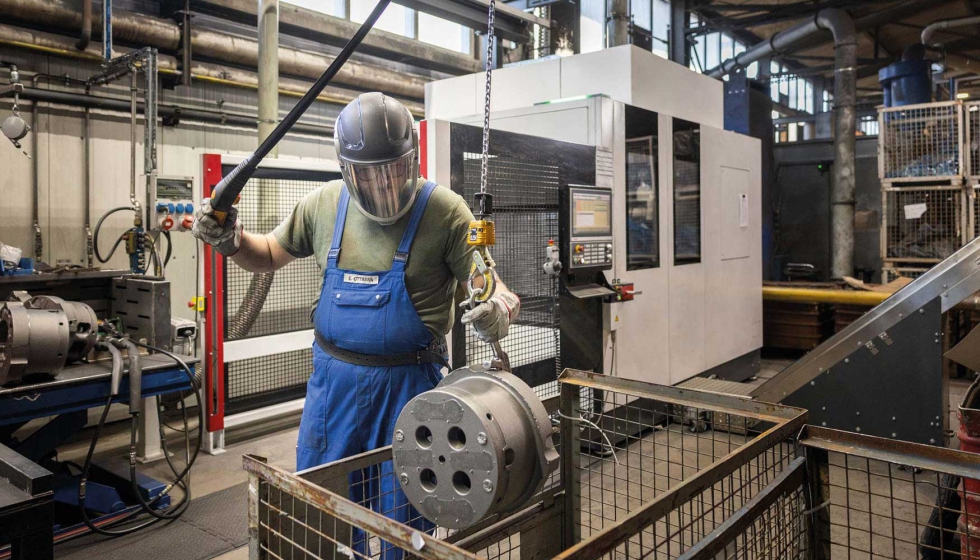 Harz Guss Zorge est� especializada desde hace d�cadas en piezas de fundici�n complejas con gran cantidad de n�cleos. Foto: Reichmann & Sohn GmbH...