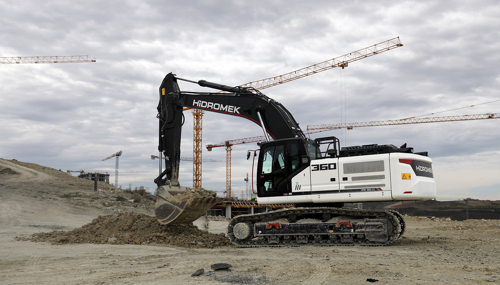 La excavadora de cadenas HMK 360 LC ser� uno de los muchos modelos que Hidromek tendr� en exposici�n en Conexpo 2026