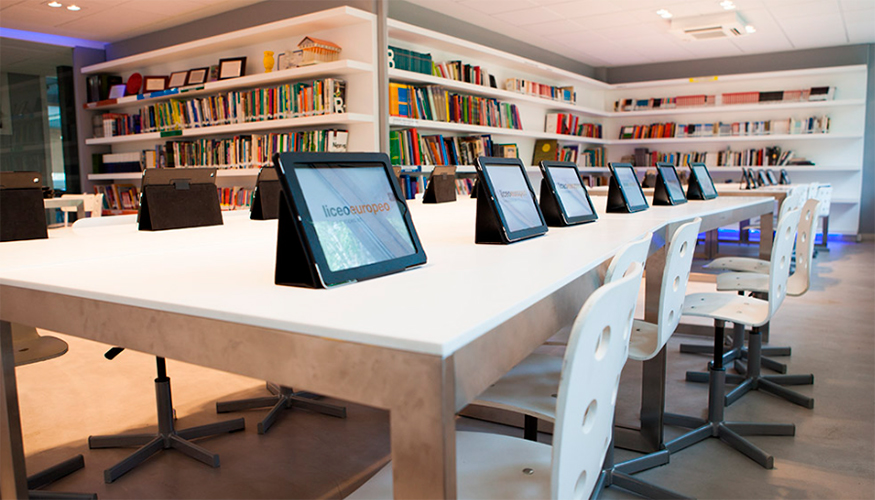Aula interactiva del centro Liceo Europeo