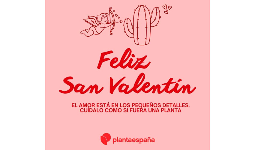 La campa�a de Plantaespa�a une flores y afectos para celebrar un amor consciente y sostenible