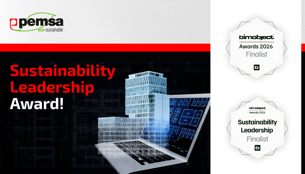 La categor�a �Sustainability Leadership� destaca la capacidad de proporcionar datos digitales de producto que permitan a proyectistas...