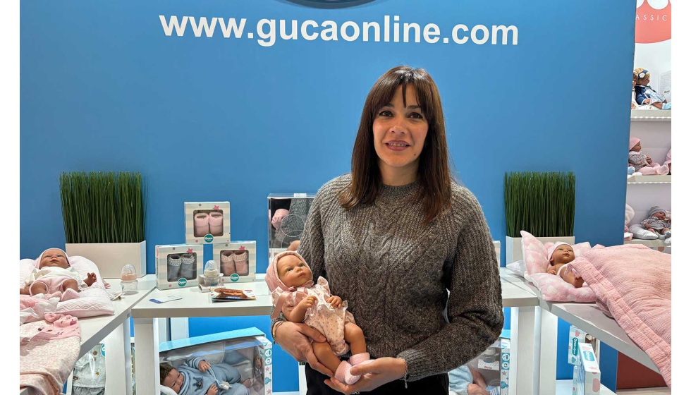 Yolanda Guti�rrez, gerente de Mu�ecas Guca