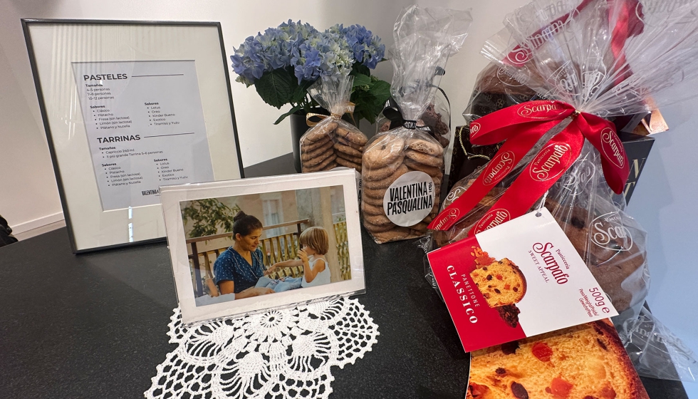 Foto familiar que forma parte del dise�o interior de Valentina e Pasqualina