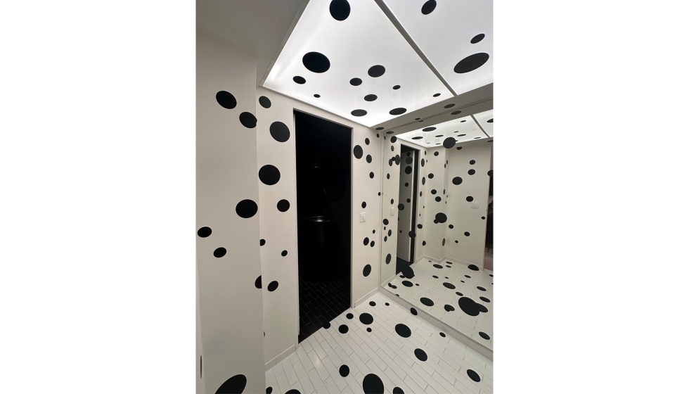 Imagen de la zona de ba�o que ofrece un cambio crom�tico para crear un espacio �instagrameable�