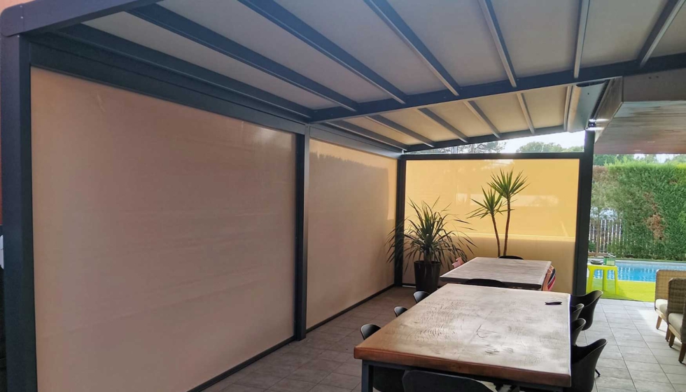 El toldo es un elemento esencial en la gesti�n del confort t�rmico de los edificios