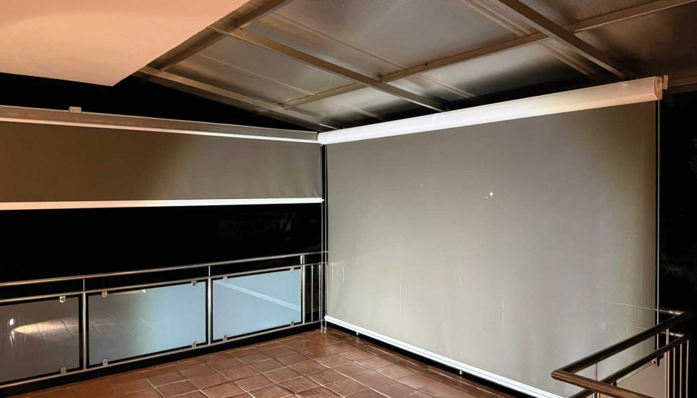 Sistemas como toldos, toldos verticales o p�rgolas bioclim�ticos permiten crear estancias exteriores de uso durante casi todo el a�o...