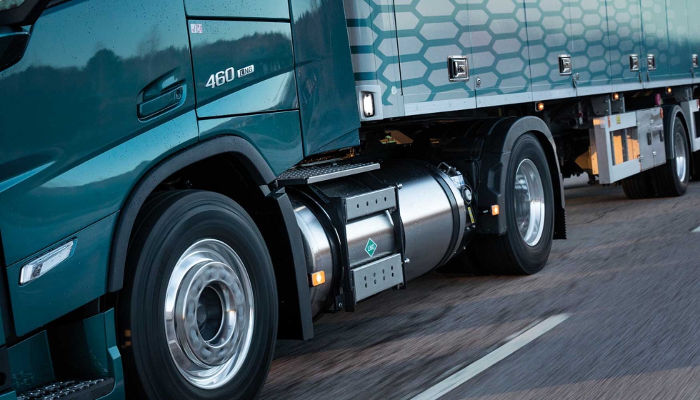 Cami�n Volvo FH Aero propulsado por gas