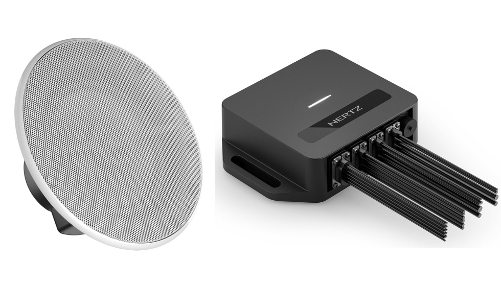 Audio de alta fidelidad y est�tica italiana con los altavoces Portofino y la unidad oculta Capri HBB