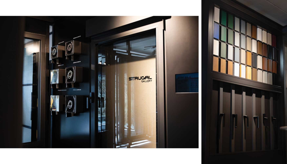 La presentaci�n de las �ltimas novedades en ventanas practicables Strugal 64RP GALA Vitra y Strugal 74RP �ptima Stone...