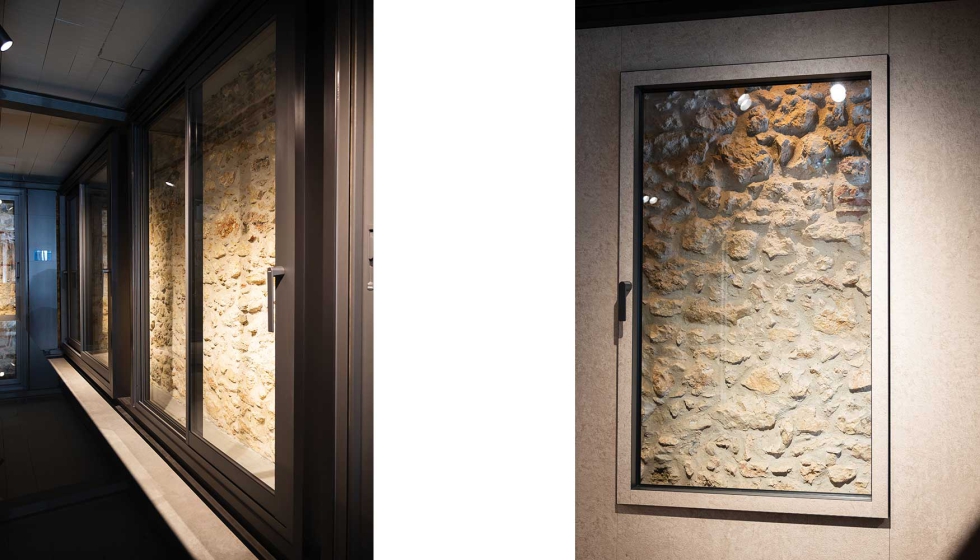 Estas novedades se integran en el showroom junto a otros sistemas destacados de la marca, incluyendo soluciones en protecci�n solar, fachadas ligeras...