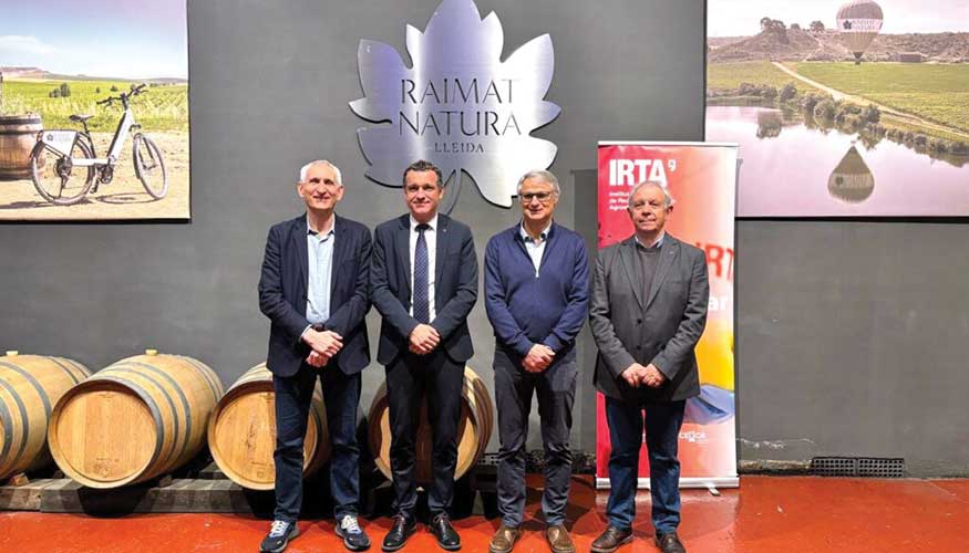 Acto de celebraci�n de los 25 a�os de colaboraci�n vitivin�cola entre el IRTA y Ravent�s Codorn�u