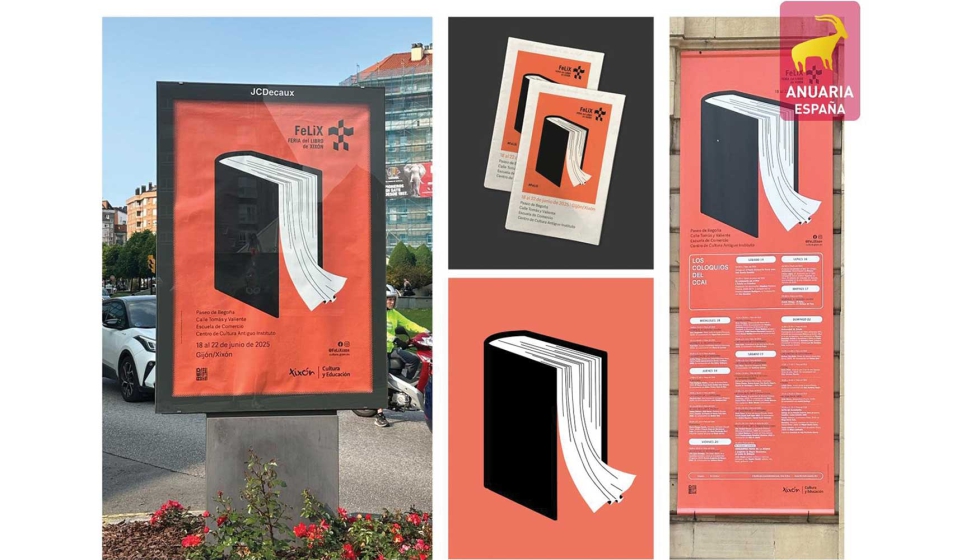 FeLiX 2025, por Juan Jare�o Estudio Gr�fico S.L. para Fundaci�n Municipal de Cultura en Gij�n