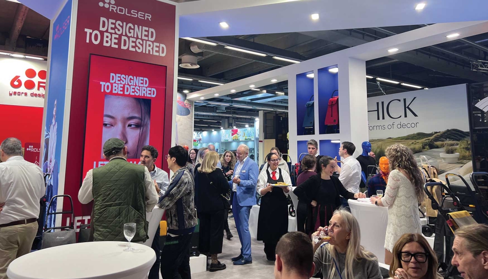 El stand en Ambiente de Rolser acogi� la celebraci�n de su 60 aniversario