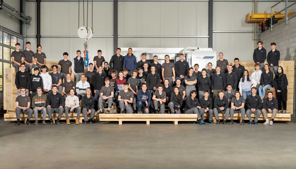 Alrededor del 10 % de la plantilla de Studer son aprendices de uno de los ocho programas de formaci�n profesional que se ofrecen actualmente...