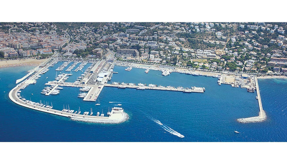 Puerto deportivo de la costa catalana