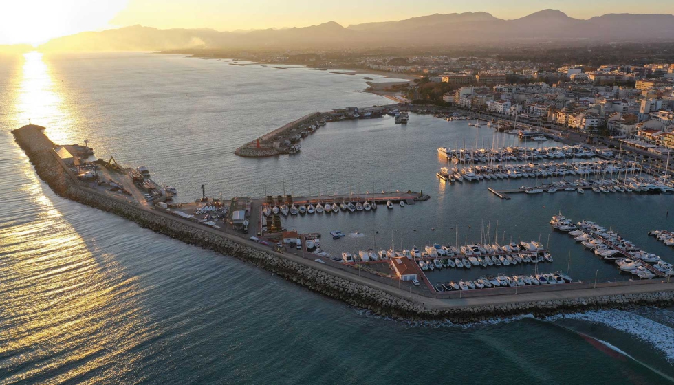 Puerto deportivo de la costa catalana