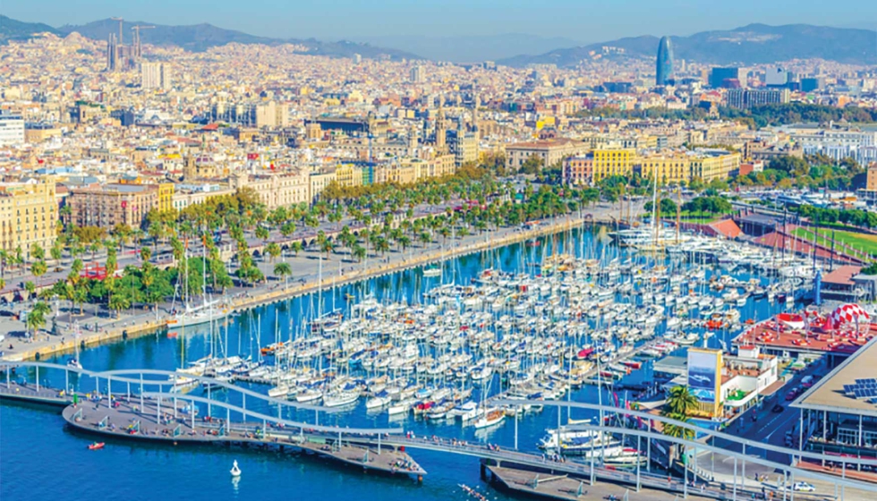 Puerto deportivo de la costa catalana
