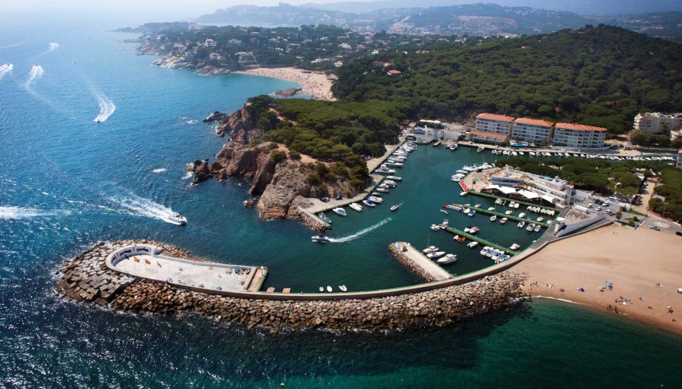 Puerto deportivo de la costa catalana