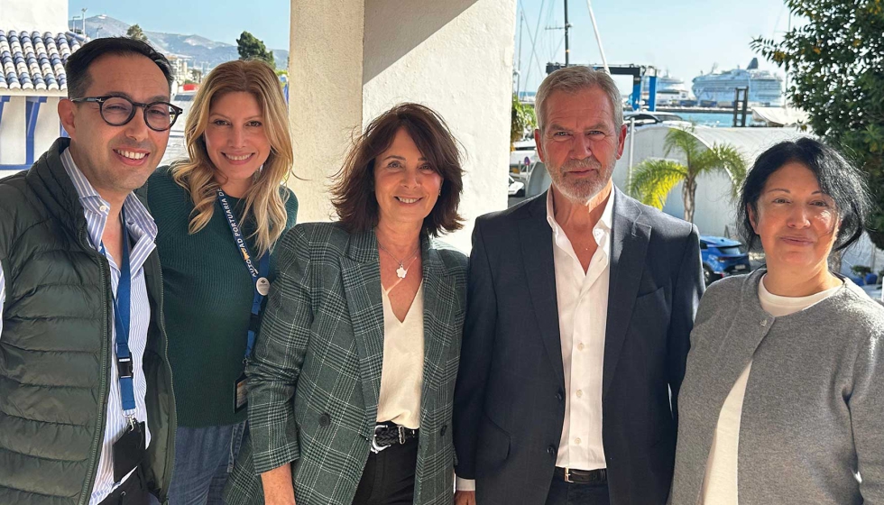 Lorenzo Vera (Autoridad Portuaria de Motril), Jessica Cuello (Autoridad Portuaria de Motril), Esther Molina (Directora Gerente de Suncruise)...