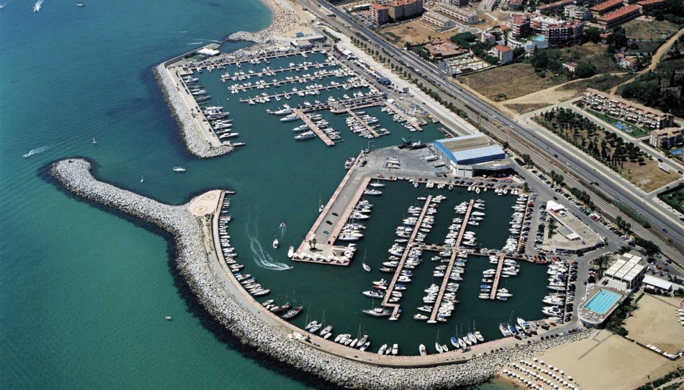 Puerto deportivo de la costa catalana