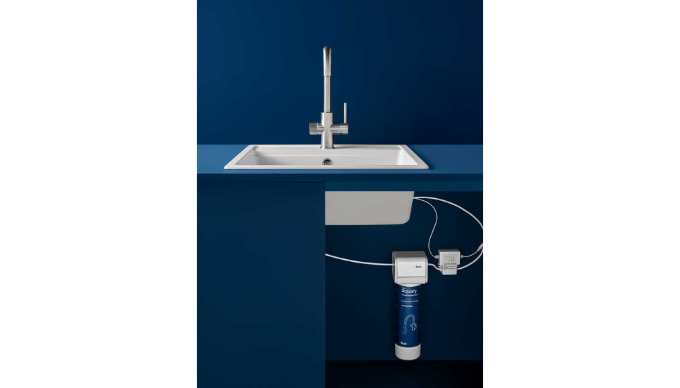 Aquafy cuenta con una sencilla instalaci�n bajo el fregadero y un mantenimiento m�nimo sin asistencia externa