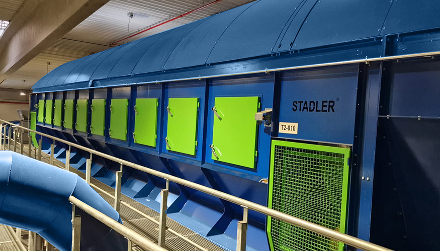 Tras la reconstrucci�n, Bremen vuelve a contar con una de las plantas de clasificaci�n de envases ligeros m�s avanzadas de Europa, ahora m�s robusta...