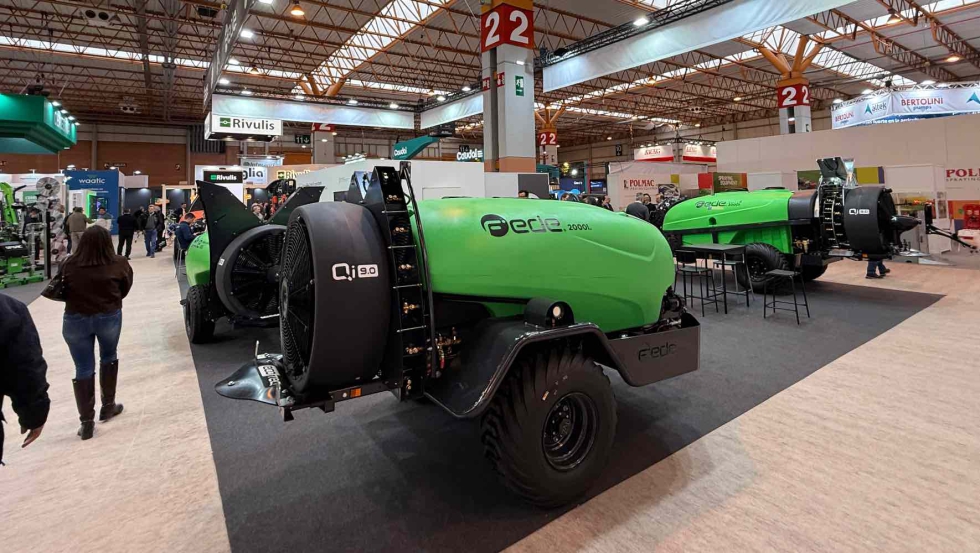 Pulverizadores Fede tambi�n present� las nuevas versiones y funcionalidades de la tecnolog�a H3O y la Specialty Crops Platform, as� como sistema AIs...