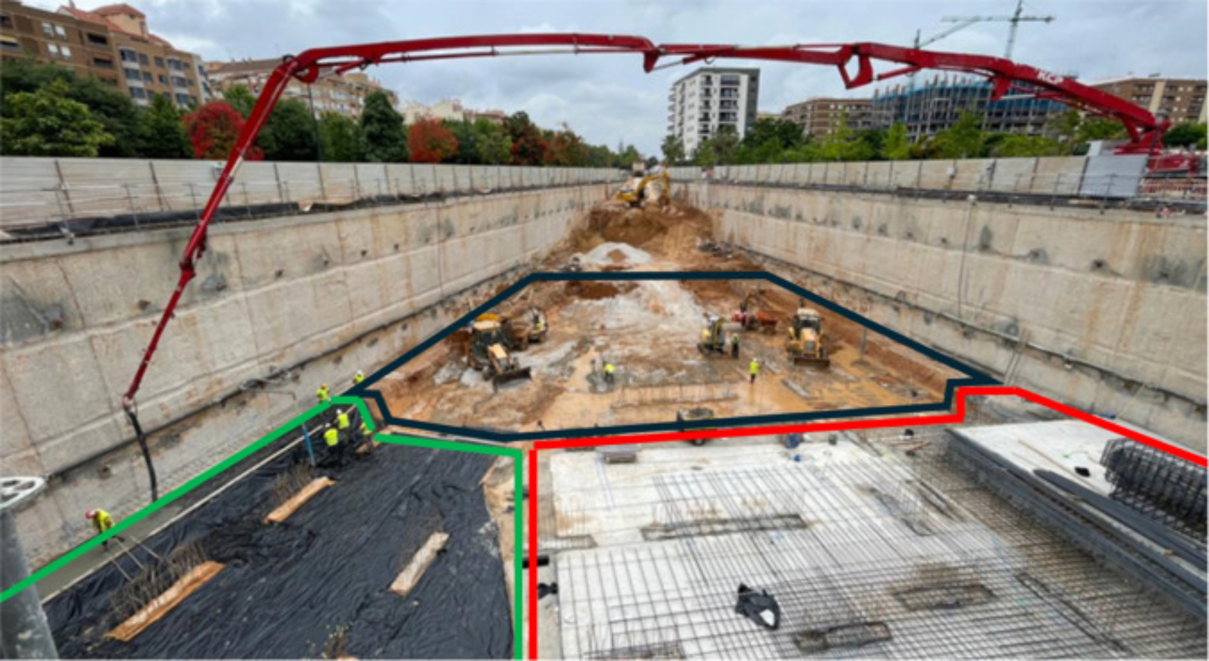 Filtraciones de agua durante la ejercuci�n de excavaciones profundas