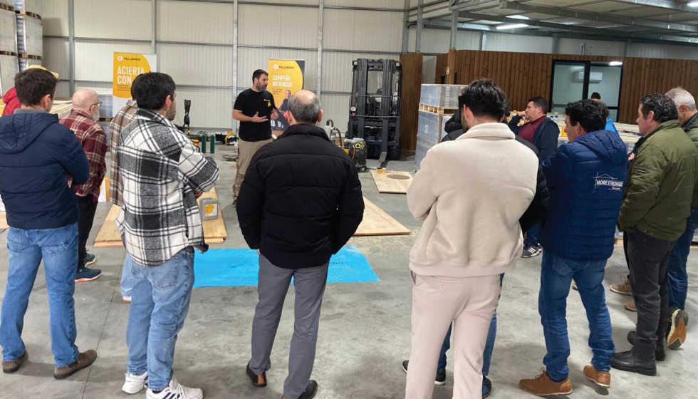 Un momento de la formaci�n organizada conjuntamente por Pallmann Ib�rica y MF Timber...