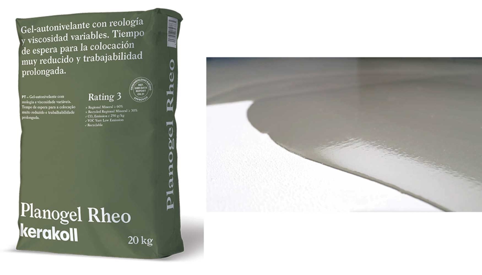 Planogel Rheo nivela y regulariza el soporte, creando la base perfecta para una adhesi�n de alto rendimiento