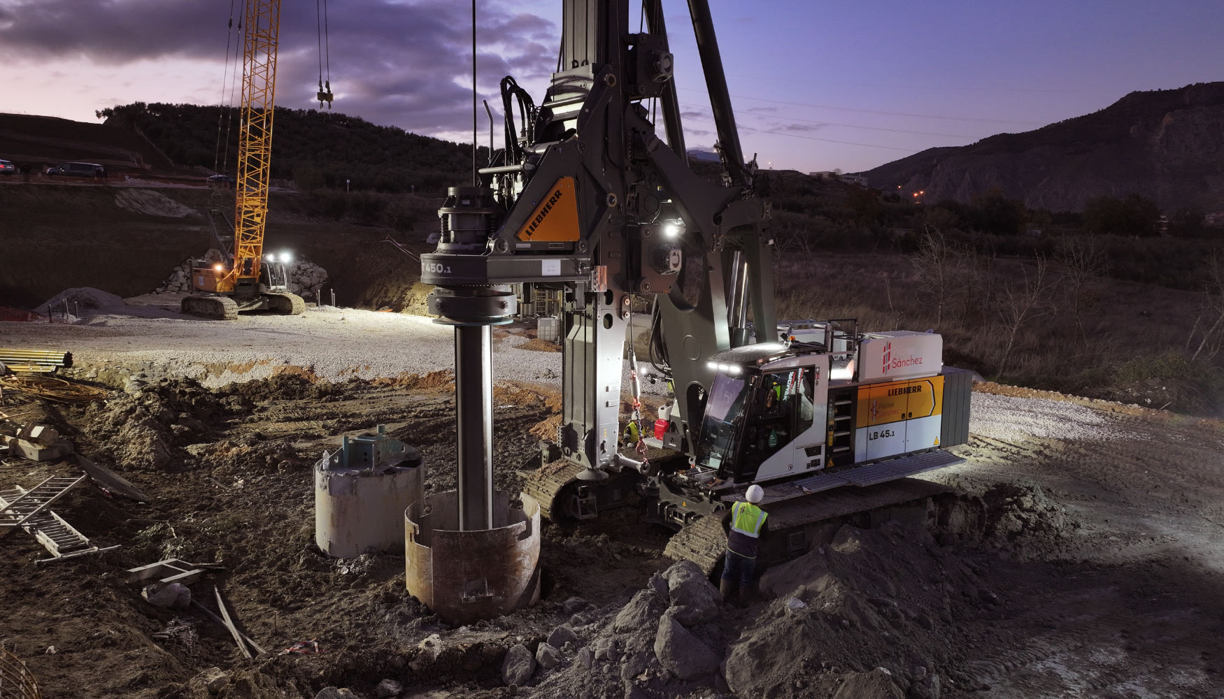 Las pilotadoras de rotaci�n Liebherr LB 35, LB 36 y LB 45...