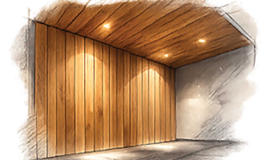 La aplicaci�n del acabado ign�fugo Irufire Real & Integral B-s1...