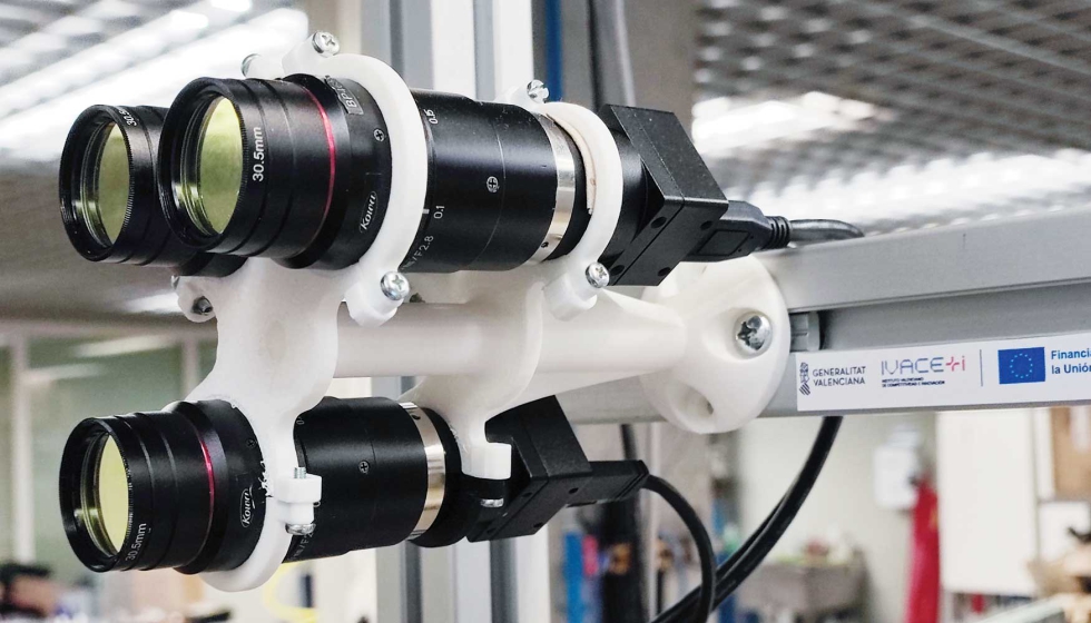 Las c�maras ofrecen informaci�n sobre la textura y acabado del proceso de fabricaci�n, obteniendo resultados mucho m�s fiables...