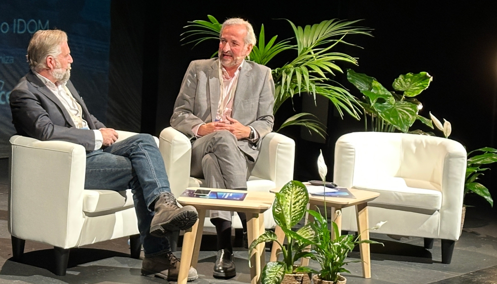 A la izquierda, Abraham Esteve, CEO de Metfilter; y a la derecha, Germ�n Monge...