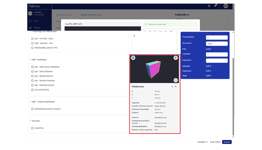 Presentaci�n de la densidad energ�tica (J/mm3) en el Gr�fico Velocidad-Potencia del procesado del material MIMETE VX donde se presenta la ventana de...
